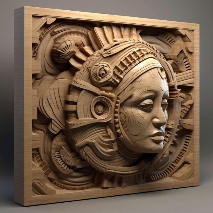 نموذج ثلاثي الأبعاد لآلة CNC 3D Art 